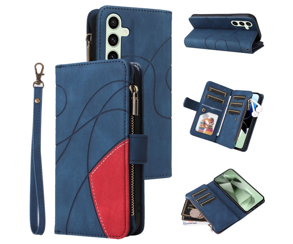 KS Plånboksfodral till Samsung Galaxy S24 FE - Blå