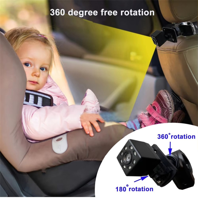 Rear View Camera Baby Monitor Car 4.3" HD 1080P Wide Angle Infrared Night Vision Camera