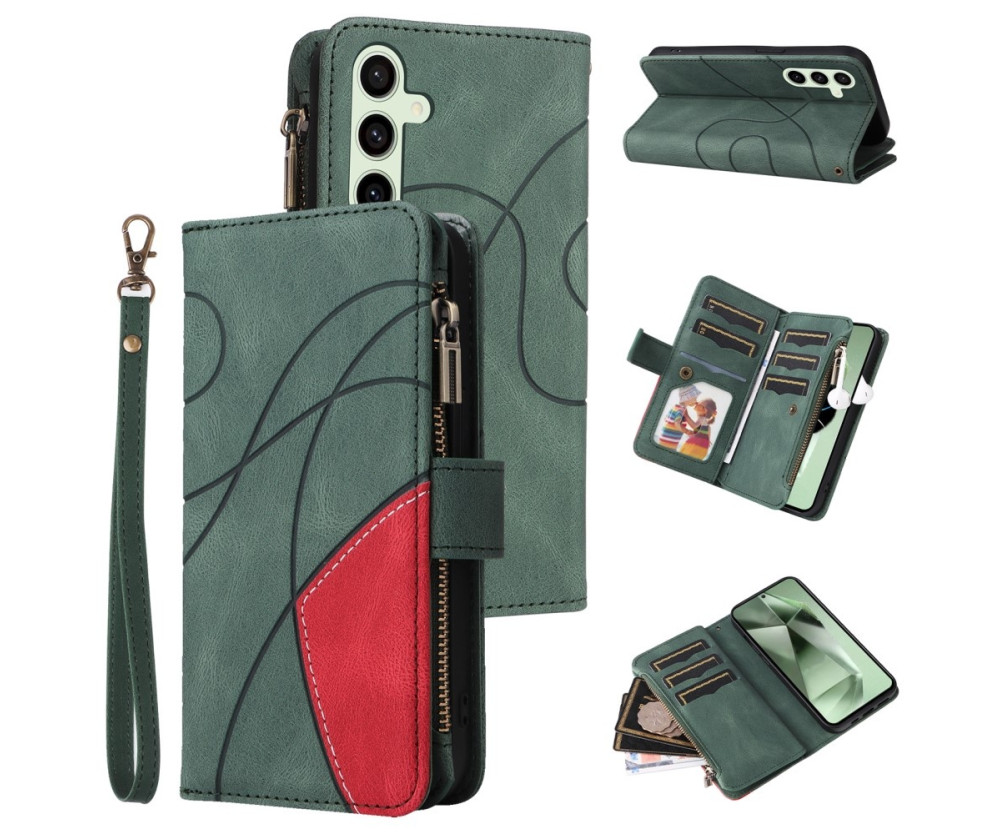 KS Plånboksfodral till Samsung Galaxy S24 FE - Grön