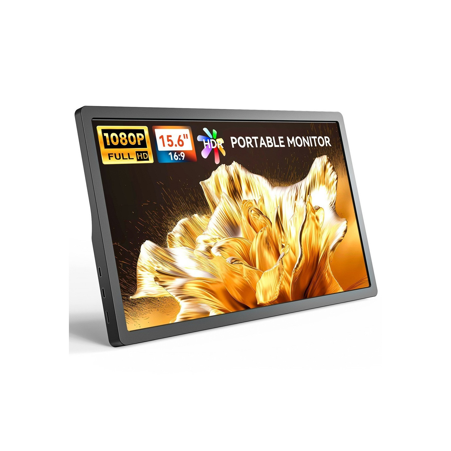 15.6 Inch Portable Screen Monitor IPS 1920x1080 Dual USB-C Full HD Display