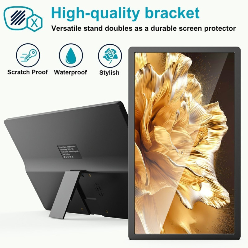 15,6 tommer bærbar skærm IPS 1920x1080 dobbelt USB-C Full HD-skærm