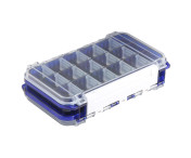 17,5x10,5x4cm förvaringslåda för fiskedrag fiske krok bete Dubbelsidig