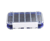 17,5x10,5x4cm förvaringslåda för fiskedrag fiske krok bete Dubbelsidig