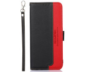 KHAZNEH Plånboksfodral till Samsung Galaxy S24 FE - Svart/Röd