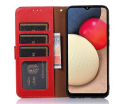 KHAZNEH Plånboksfodral till Samsung Galaxy S24 FE - Röd/Svart