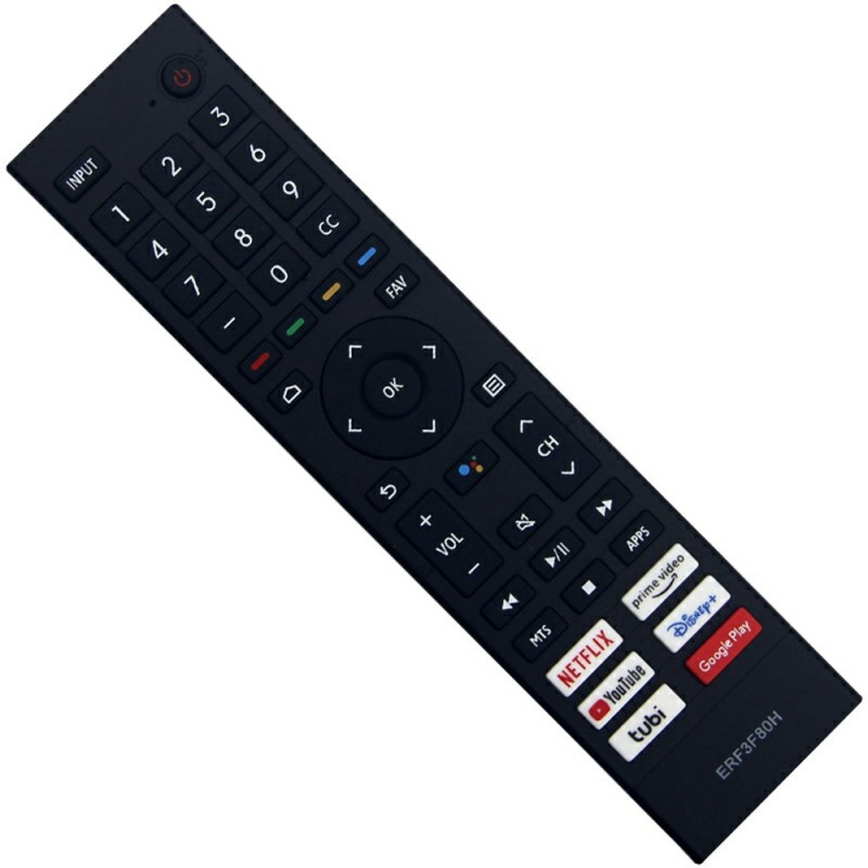 Remote Control Replacement ERF3F80H For Hisense TV (Does not support voice function)