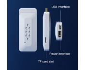 Game Stick 4K dubbla 2,4G trådlösa spelkontroller med 128G 30000+ spel för TV