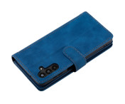 För Samsung Galaxy S24 FE Fodral med Dragkedja och 9 Kortplatser i PU-läder – Blå