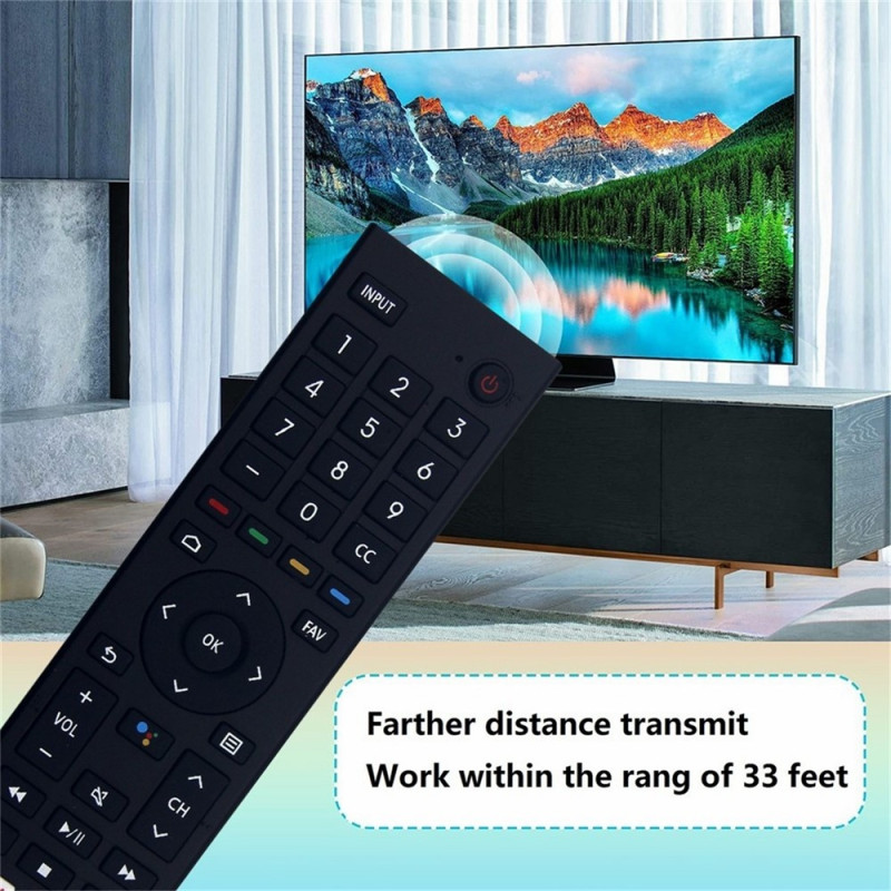 Remote Control Replacement ERF3F80H For Hisense TV (Does not support voice function)
