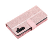 För Samsung Galaxy S24 FE Fodral med Dragkedja och 9 Kortplatser – RoseGold