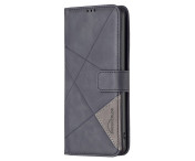 BINFEN COLOR För Samsung Galaxy S24 FE Stötsäkert Plånboksfodral – Svart