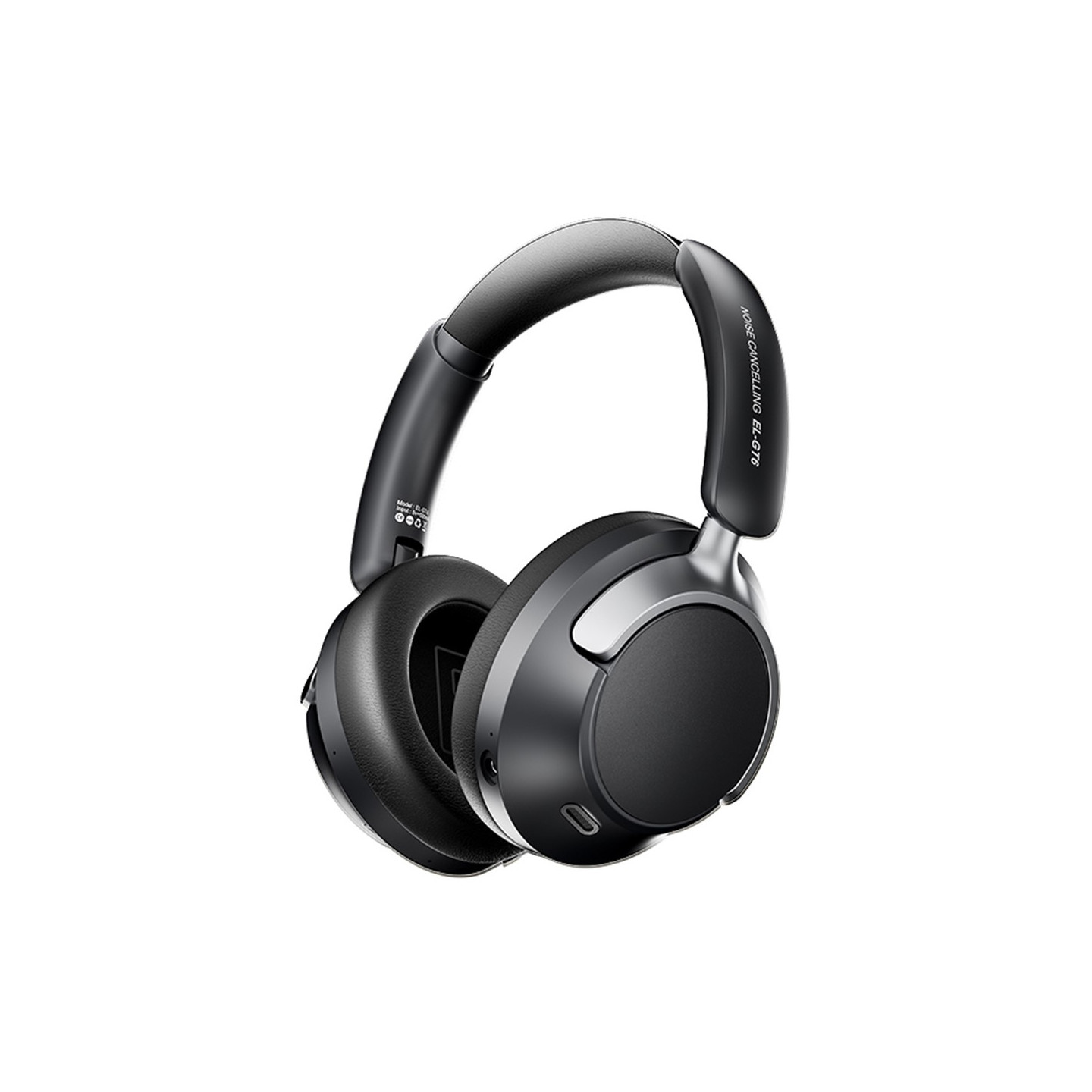 Trådløse PC-spillhodetelefoner med støydempende over-ear Bluetooth-hodetelefoner – Svart