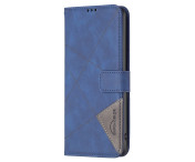 BINFEN COLOR För Samsung Galaxy S24 FE Stötsäkert Plånboksfodral – Blå