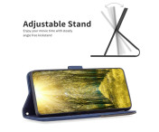 BINFEN COLOR För Samsung Galaxy S24 FE Stötsäkert Plånboksfodral – Blå