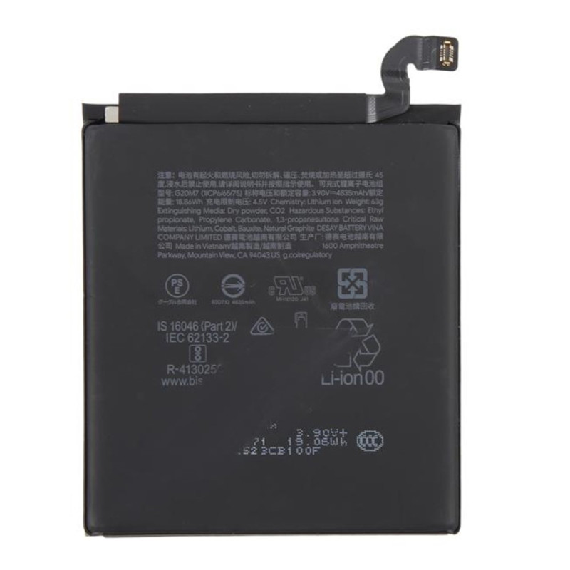 Battery For Google Pixel 10 3.90V 4835mAh Li-Polymer G20M7