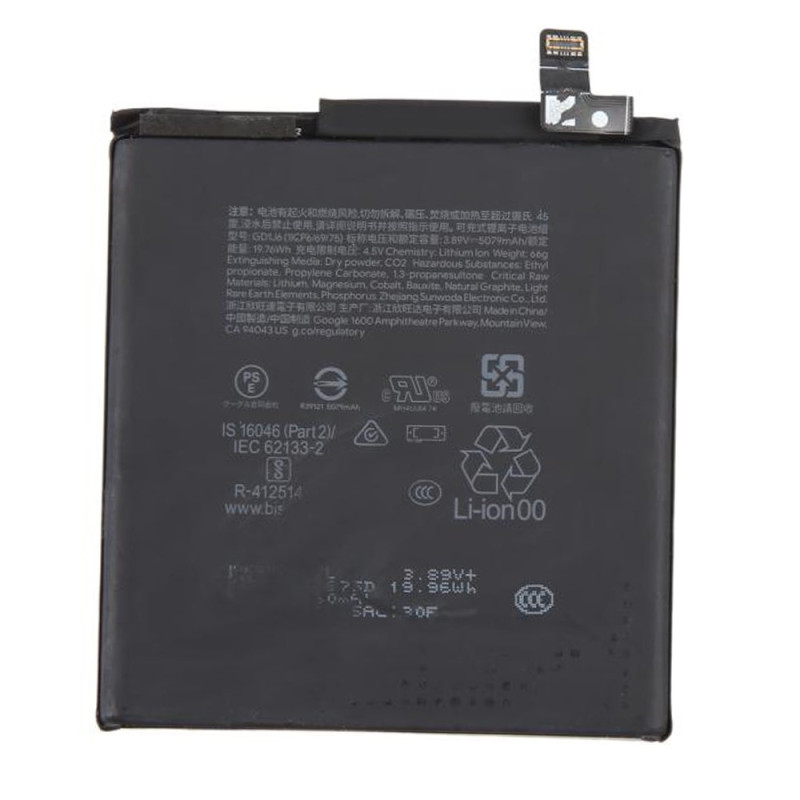 Battery For Google Pixel 10 Pro XL 3.90V 5079mAh Li-Polymer GD1J6 / G6X1Z