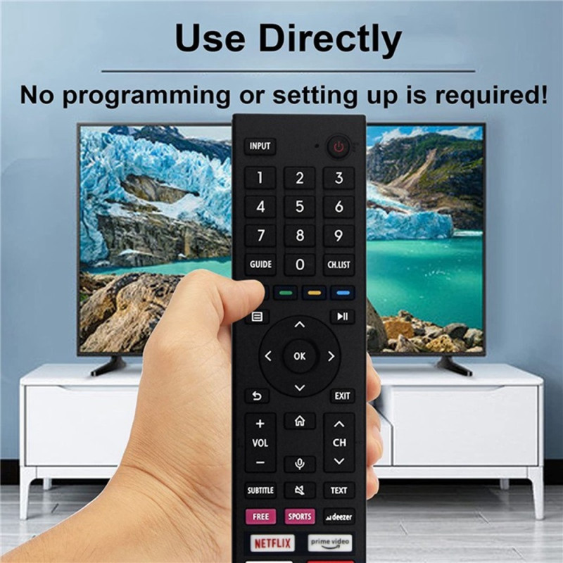Remote Control Replacement ERF3E80H For Hisense TV (Does not support voice function)