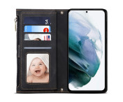 ESEBLE Star Series För Samsung Galaxy S24 FE Fodral med Dragkedjeficka - Svart