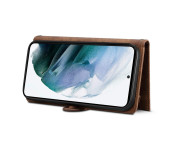 ESEBLE Star Series För Samsung Galaxy S24 FE Fodral med Dragkedjeficka - Brun