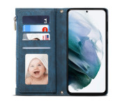 ESEBLE Star Series För Samsung Galaxy S24 FE Fodral med Dragkedjeficka - Blå