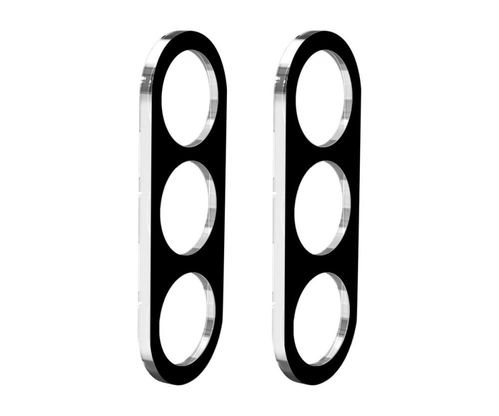 ENKAY 2 st för Samsung Galaxy S24 FE Kameralinsskydd Härdat Glas - Svart