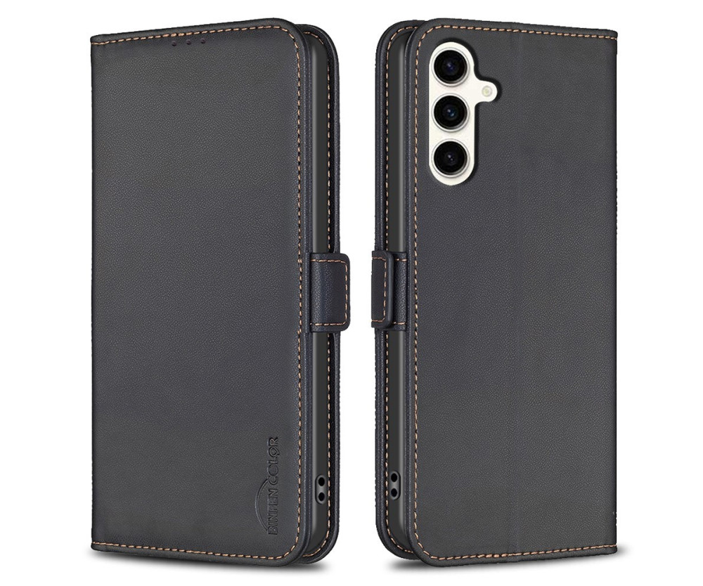 BINFEN Plånboksfodral Samsung Galaxy S24 FE - Svart