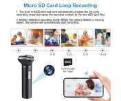 Rakapparat inbyggd HD 1080P Rörelsedetektering WiFi-kamera med 64 GB minneskort