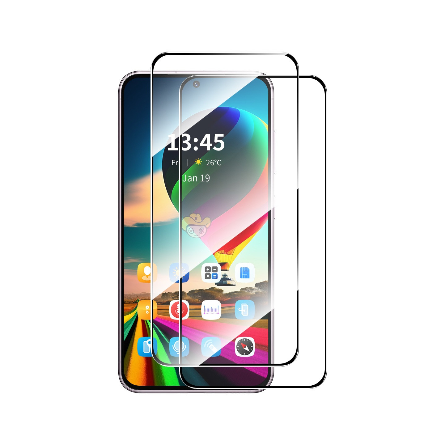 Till Samsung Galaxy A57 5G ENKAY HAT PRINCE skärmskydd glas