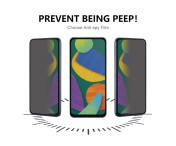  För Samsung Galaxy S24 FE Anti-Spion Skärmskydd Full täckning