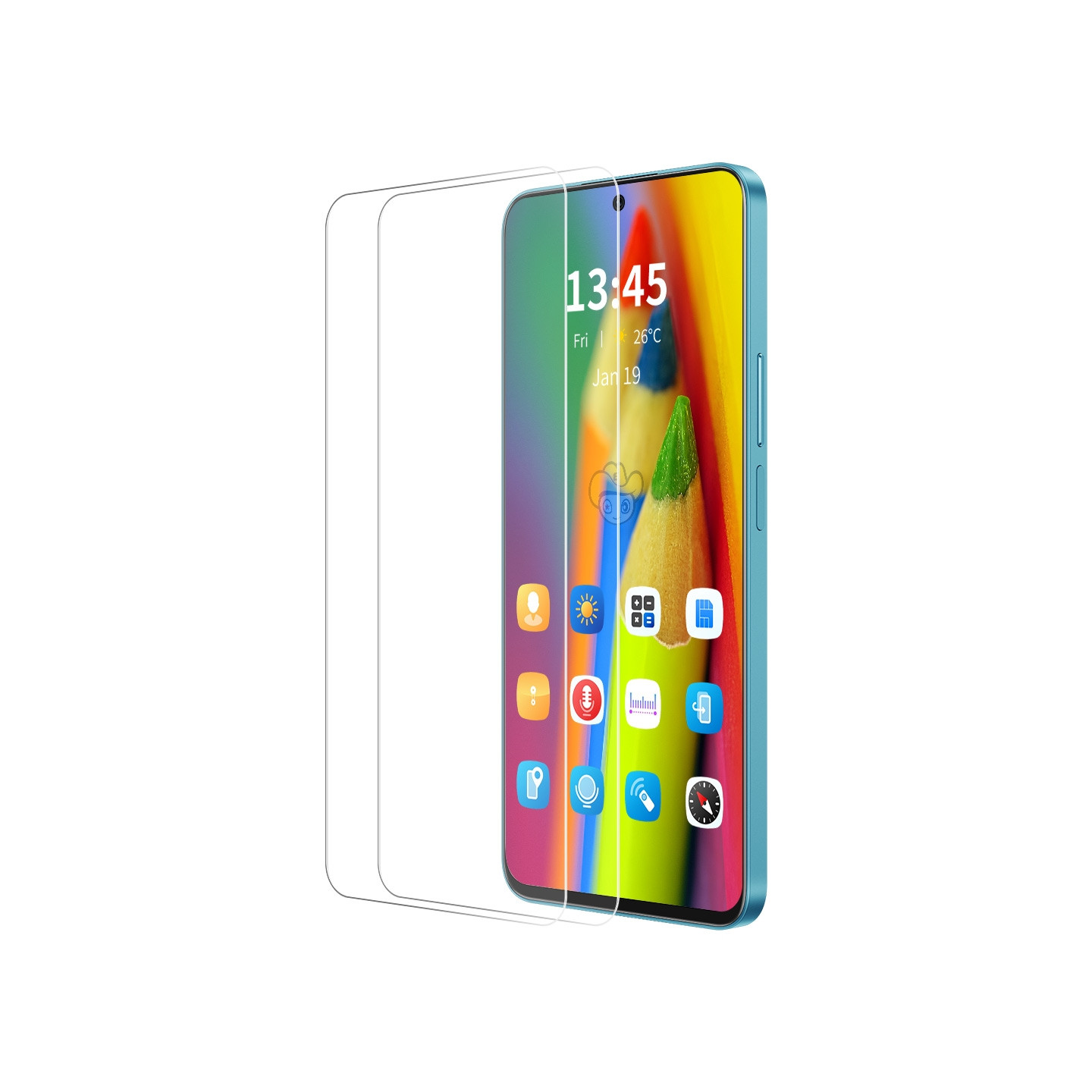 Til Samsung Galaxy A57 5G ENKAY HAT PRINCE skjermbeskytter silisiumglass