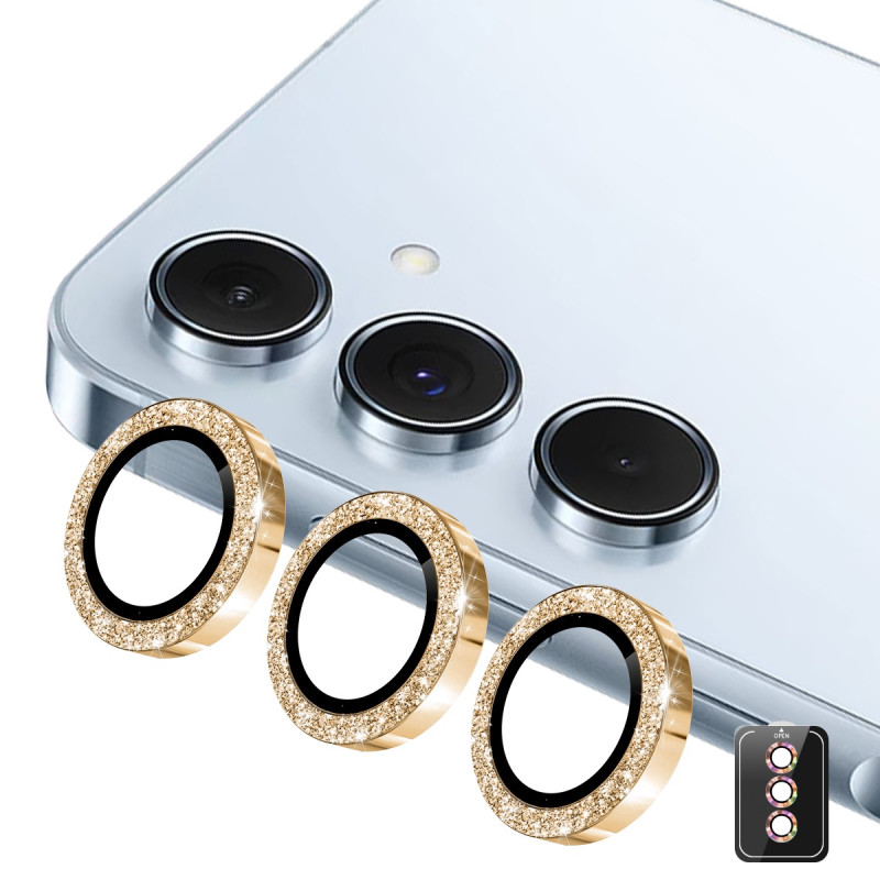 Kameralinsskydd med glitterdesign till Samsung Galaxy A57 5G / A37 5G