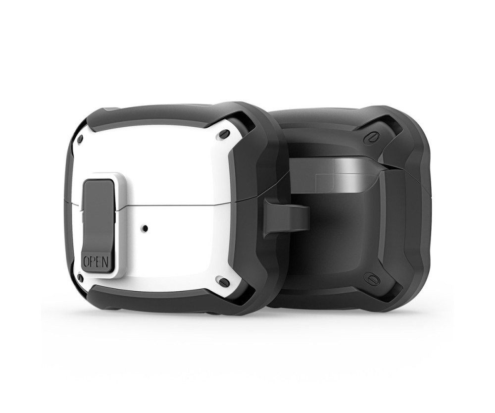 DUX DUCIS för Samsung Galaxy Buds3 Pro Buds3 Fodral Skal med krok - Vit