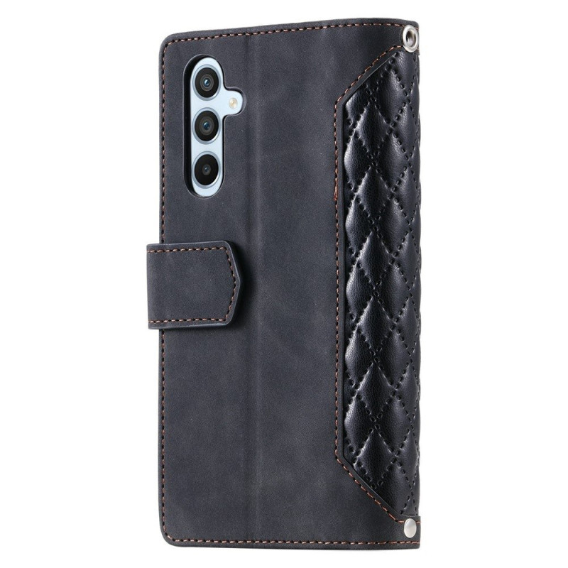 For Samsung Galaxy S26 5G Zipper Wallet Case Rhombus Phone Cover