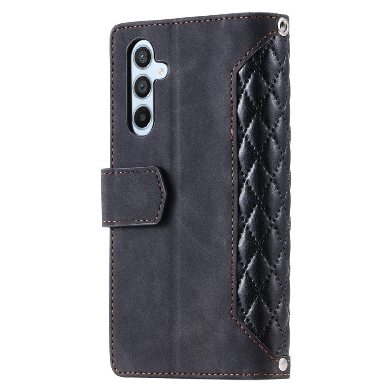 Til Samsung Galaxy S26+ 5G Zipper Wallet Case Rhombus Telefoncover