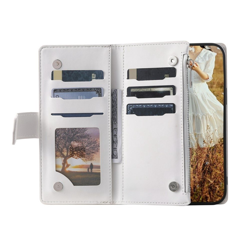 Til Samsung Galaxy S26 Ultra 5G Zipper Wallet Case Rhombus Telefoncover