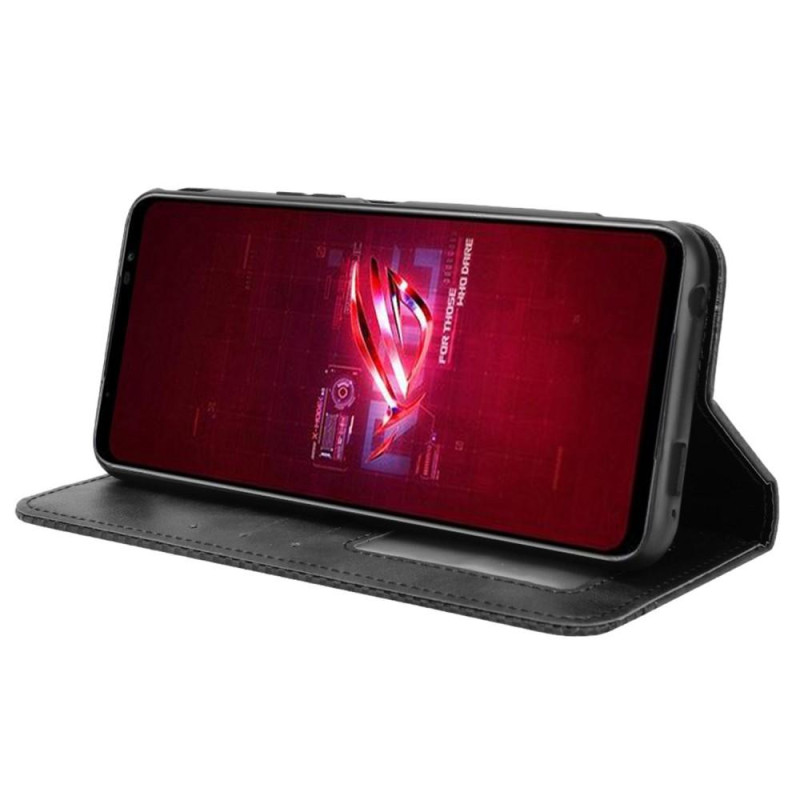 Wallet Stand Flip Phone Case for Asus ROG Phone 6 5G / 6 Pro 5G - Black
