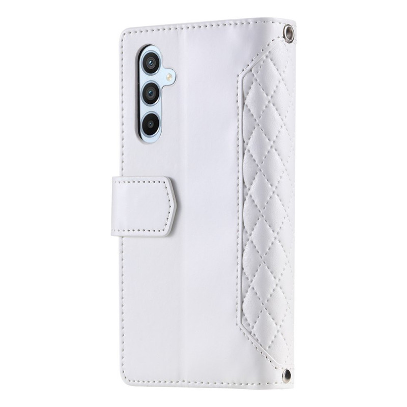 For Samsung Galaxy S26+ 5G Zipper Wallet Case Rhombus Phone Cover