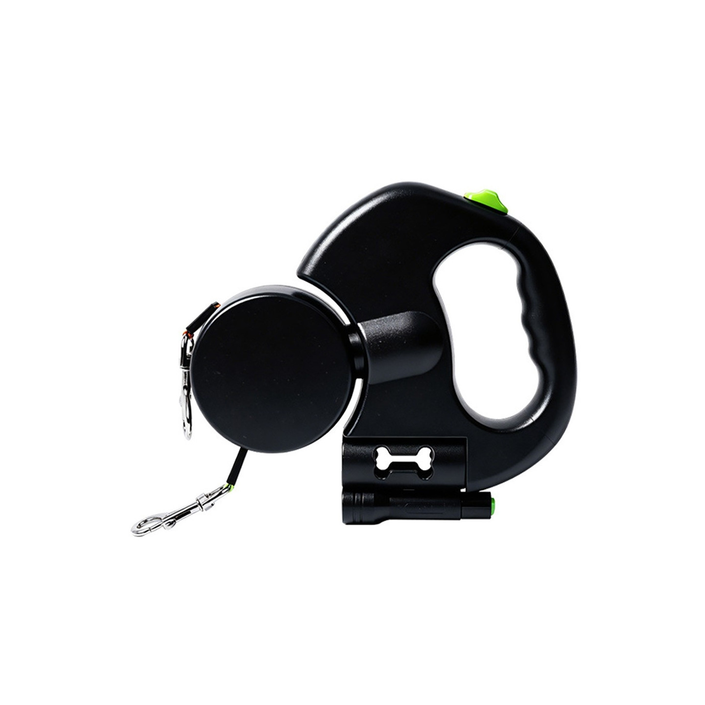 2-in-1 koiran talutin LED-valaistus sotkeutumaton heijastava ergonominen kahva