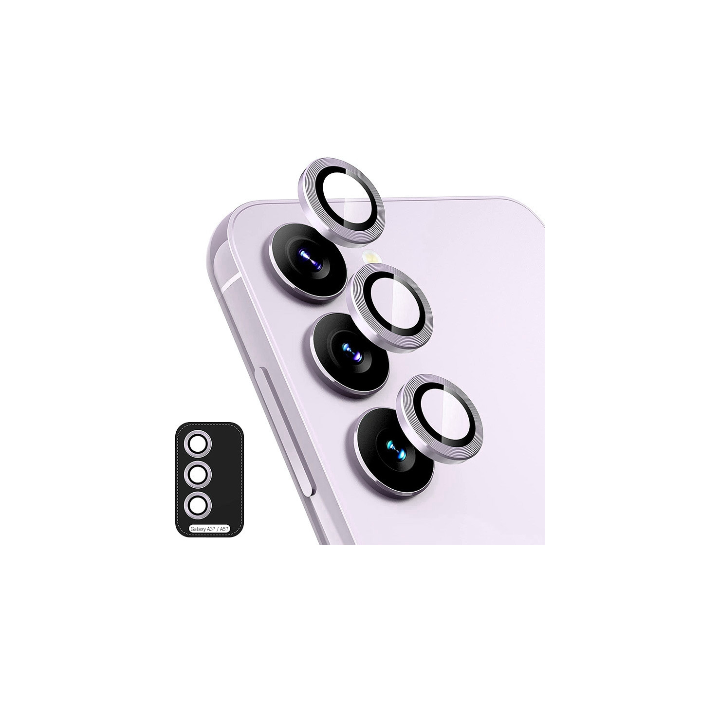 Till Samsung Galaxy A57 5G / A37 5G kameralinsskydd
