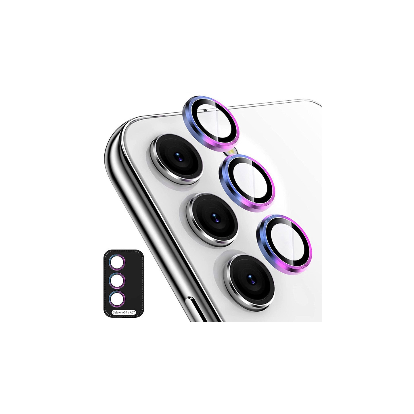 Till Samsung Galaxy A57 5G / A37 5G kameralinsskydd