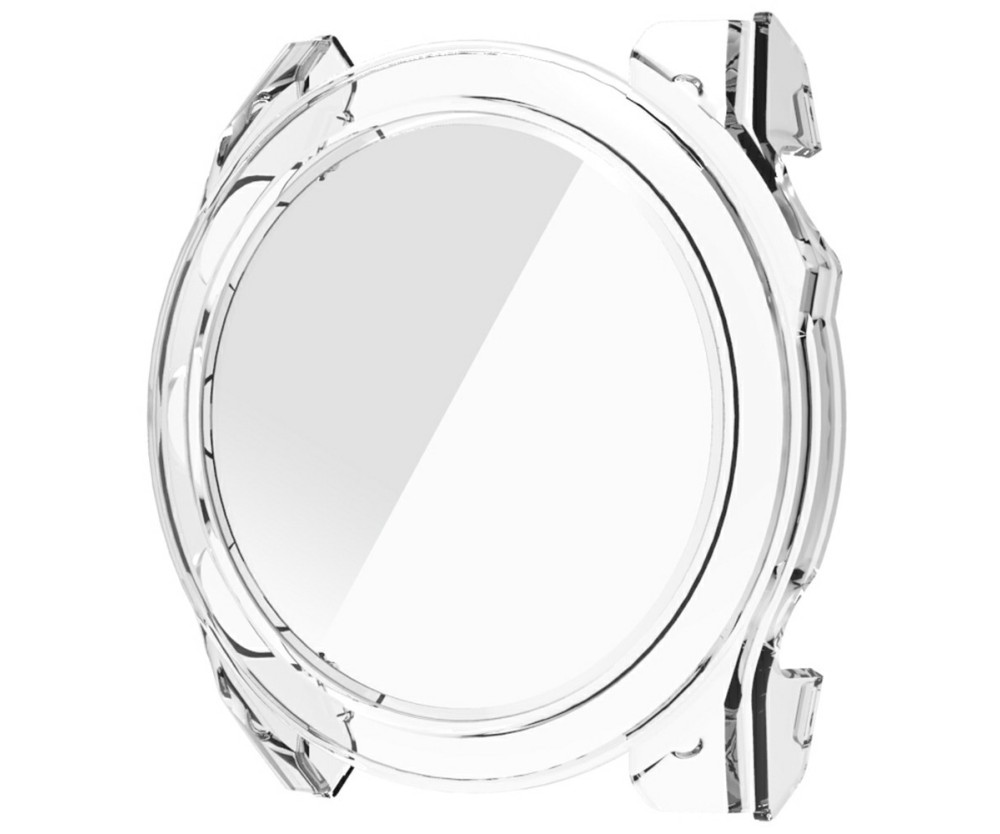 För Garmin Fenix ​​8 47 mm AMOLED hård PC Watch-fodral Skal med härdat glas