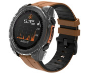 För Garmin Fenix ​​8 47 mm AMOLED hård PC Watch-fodral Skal med härdat glas