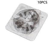 10 st Badrum dusch avlopp Hårfångare Nätöverdrag Golv Handfat Sil Hårstoppare