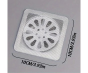 10 st Badrum dusch avlopp Hårfångare Nätöverdrag Golv Handfat Sil Hårstoppare