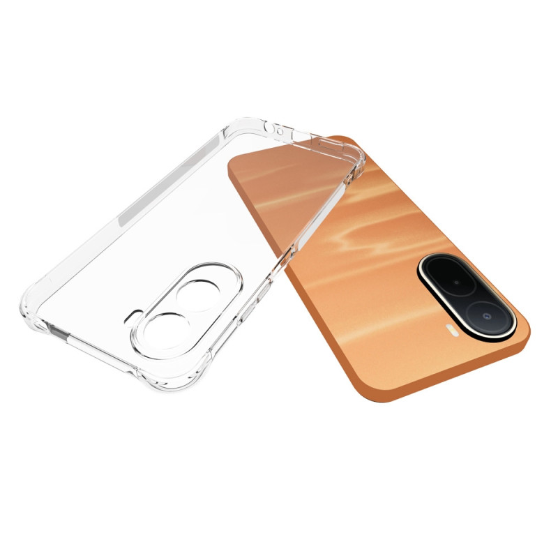 WANLONFENG Phone Cover with Tempered Glass Films For Xiaomi Poco C85x 5G / Redmi A7 Pro 4G