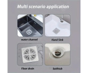 10 st Badrum dusch avlopp Hårfångare Nätöverdrag Golv Handfat Sil Hårstoppare