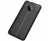 Xiaomi Poco F2 Pro TPU skal Litchi Texture - Svart