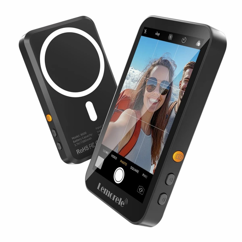 Smarttelefon Selfie Skjermspeiling Magnetisk Bakskjerm Livestreaming Bluetooth