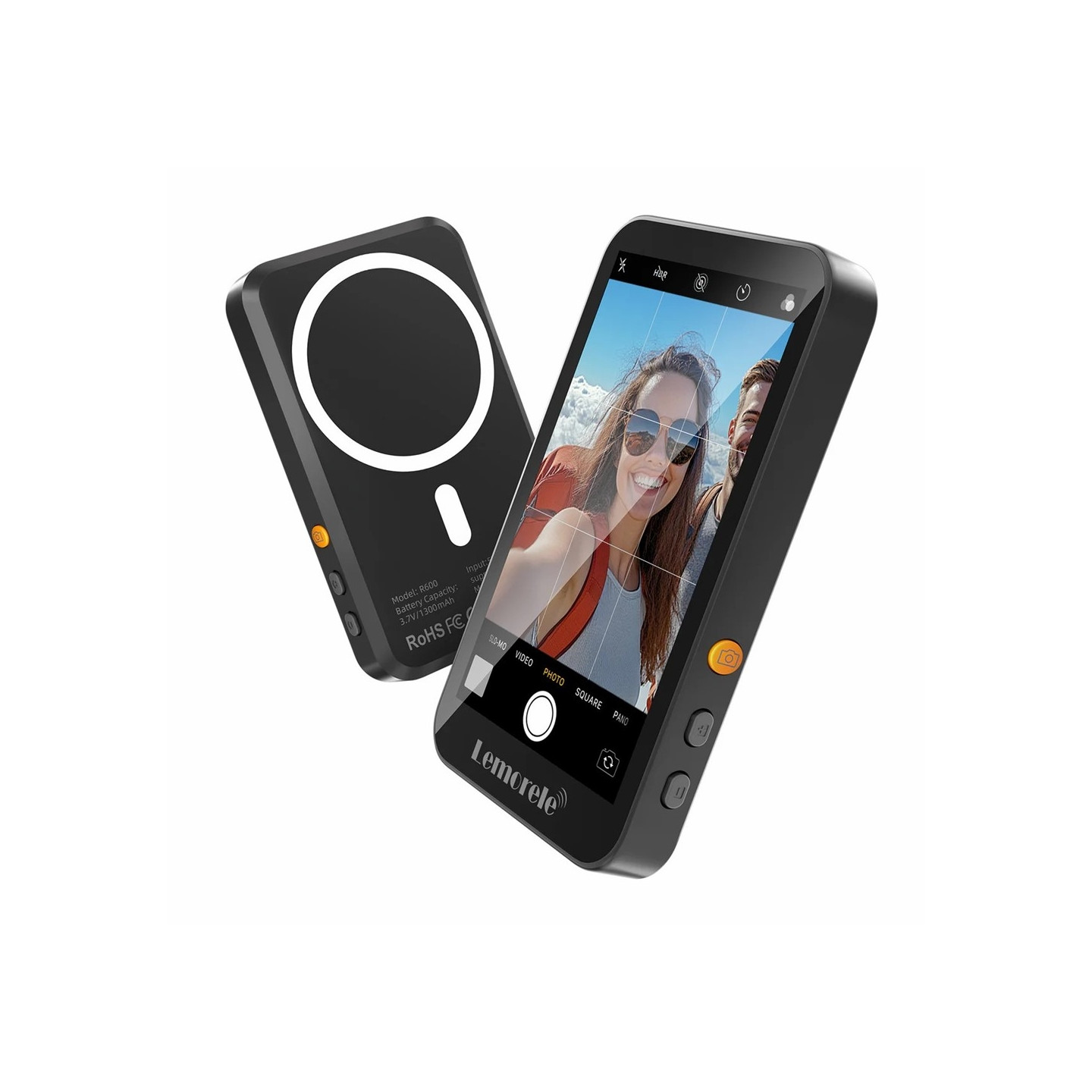 Älypuhelimen selfie-näytön peilaus, magneettinen takanäyttö, live-suoratoisto, Bluetooth