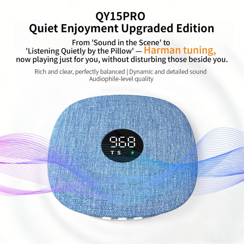 QY15 Sleep Aid Bluetooth Speaker Under Pillow Speaker Sleep Speaker